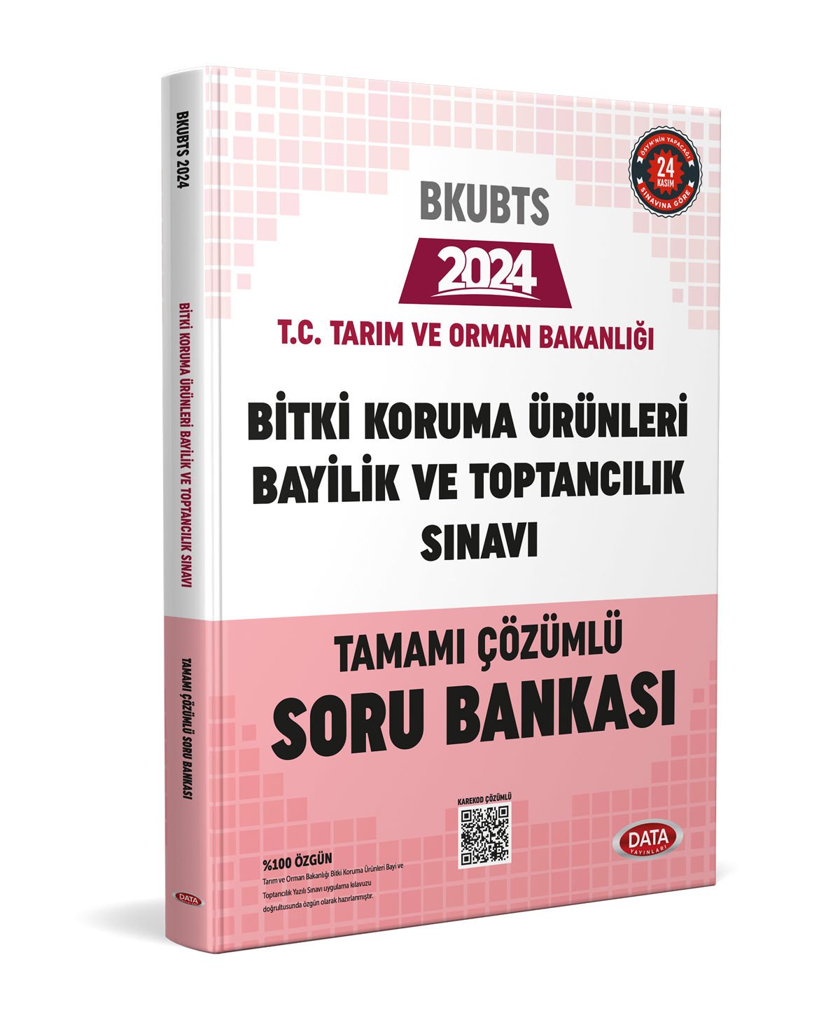 T.C. Tarım Ve Orman Bakanlığı Bitki Koruma Ürünleri Bayilik Ve Toptancılık Sınavı Tamamı Çözümlü Soru Bankası Data Yayınları