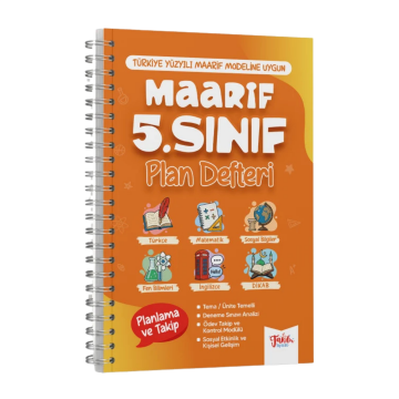Takdir Yayınları 5. Sınıf Maarif Plan Defteri