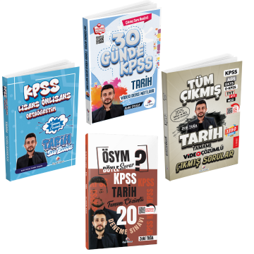 Dizgi Kitap 2026 KPSS 30 Günde Tarih Çıkmış Soru Analizli Video Ders Notları & KPSS Tarih Soru Bankası & KPSS Tarih 20 Deneme & KPSS Tarih Çıkmış Sorular Zeki Tuğa Seti