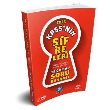KPSS'nin Şifreleri Genel Yetenek Genel Kültür Tek Kitap Soru Bankası KR Akademi Yayınları