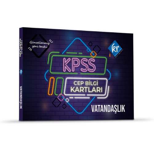 KPSS Vatandaşlık Cep Bilgi Kartları KR Akademi Yayınları