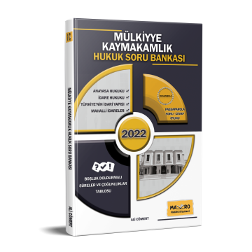 Mülkiyye Kaymakamlık Hukuk Soru Bankası 2022