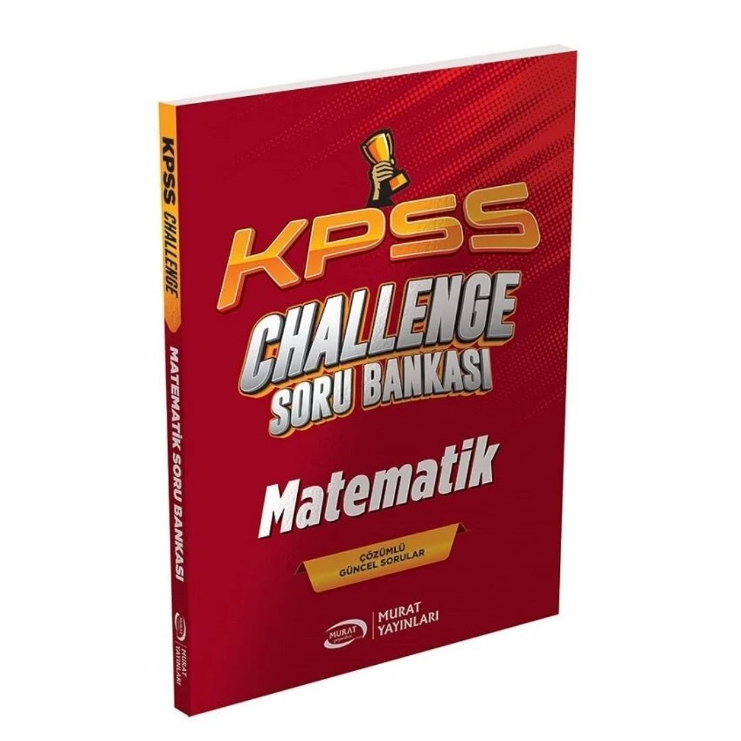 KPSS Matematik CHALLENGE Soru Bankası Çözümlü Murat Yayınları