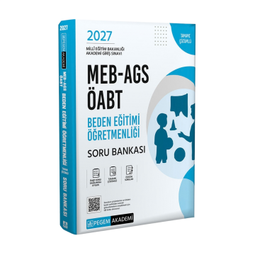 Pegem Yayınları 2027 MEB-AGS ÖABT Beden Eğitimi Öğretmenliği Soru Bankası