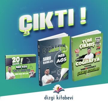 Dizgi Kitap 2026 MEB AGS Türkiye Coğrafyası Kazandıran 3'lü Set Enes Eker