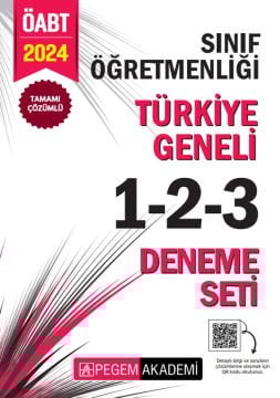 2024 KPSS ÖABT Sınıf Öğretmenliği Tamamı Çözümlü Türkiye Geneli 1-2-3 (3'lü Deneme Seti) İADESİZ