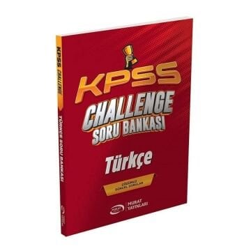 KPSS Türkçe CHALLENGE Soru Bankası Çözümlü Murat Yayınları