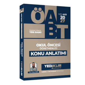 Yediiklim Yayınları 2027 MEB AGS ÖABT Okul Öncesi Öğretmenliği Konu Anlatımı Hasan Sanlı