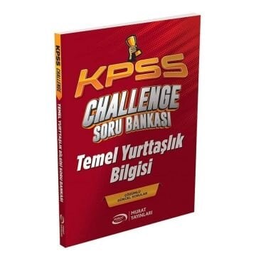 KPSS Temel Yurttaşlık Bilgisi Vatandaşlık CHALLENGE Soru Bankası Çözümlü Murat Yayınları