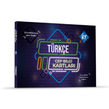 KPSS Türkçe Cep Bilgi Kartları KR Akademi Yayınları