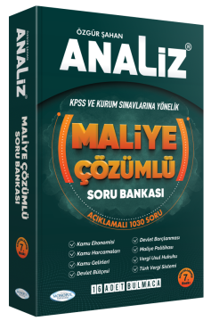Analiz Maliye Çözümlü Soru Bankası 7. Baskı Monopol Yayınları
