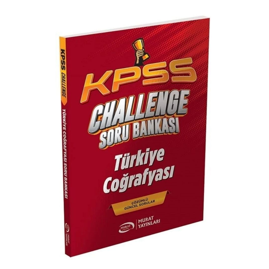 KPSS Türkiye Coğrafyası CHALLENGE Soru Bankası Çözümlü Murat Yayınları