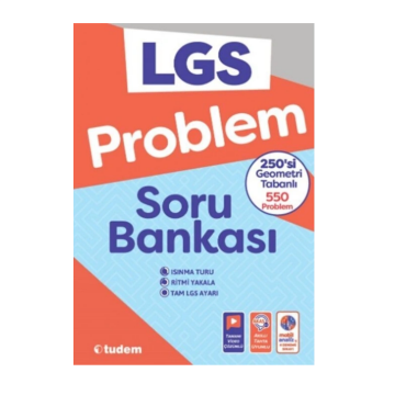 Tudem Yayınları 8. Sınıf LGS Problem Soru Bankası
