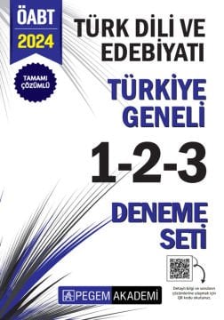 2024 KPSS ÖABT Türk Dili ve Edebiyatı Tamamı Çözümlü Türkiye Geneli 1-2-3 (3'lü Deneme Seti) İADESİZ