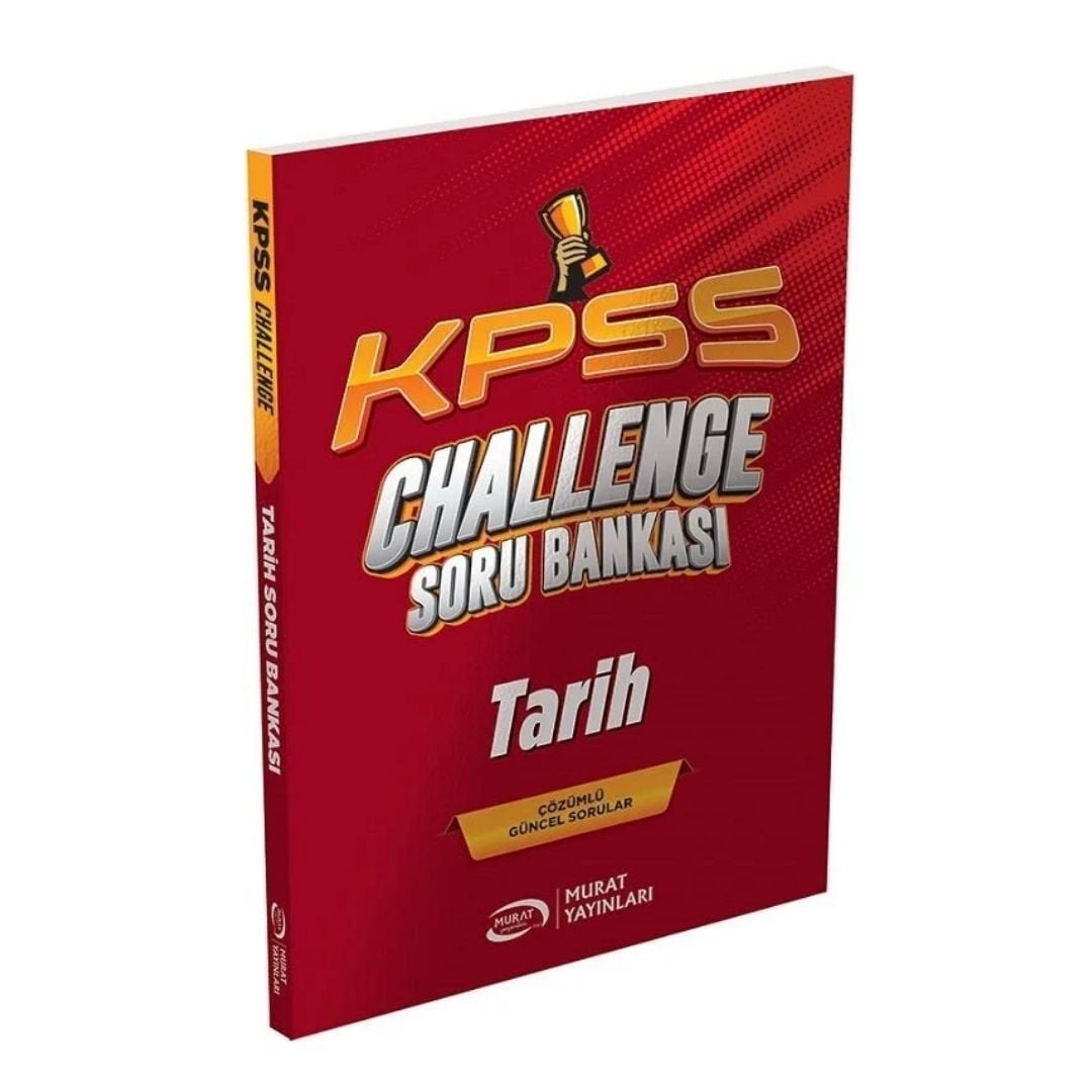 KPSS Tarih CHALLENGE Soru Bankası Çözümlü Murat Yayınları