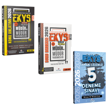 Dizgi Kitap 2026 MEB EKYS Müdür ve Müdür Yardımcılığı Konu Anlatımı & MEB EKYS Soru Bankası & MEB EKYS 5 Deneme Seti