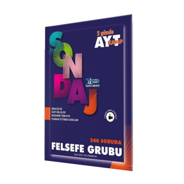 Yayın Denizi AYT Felsefe Grubu Pro 240 Soruda Sondaj Kamp Ergün İçöz