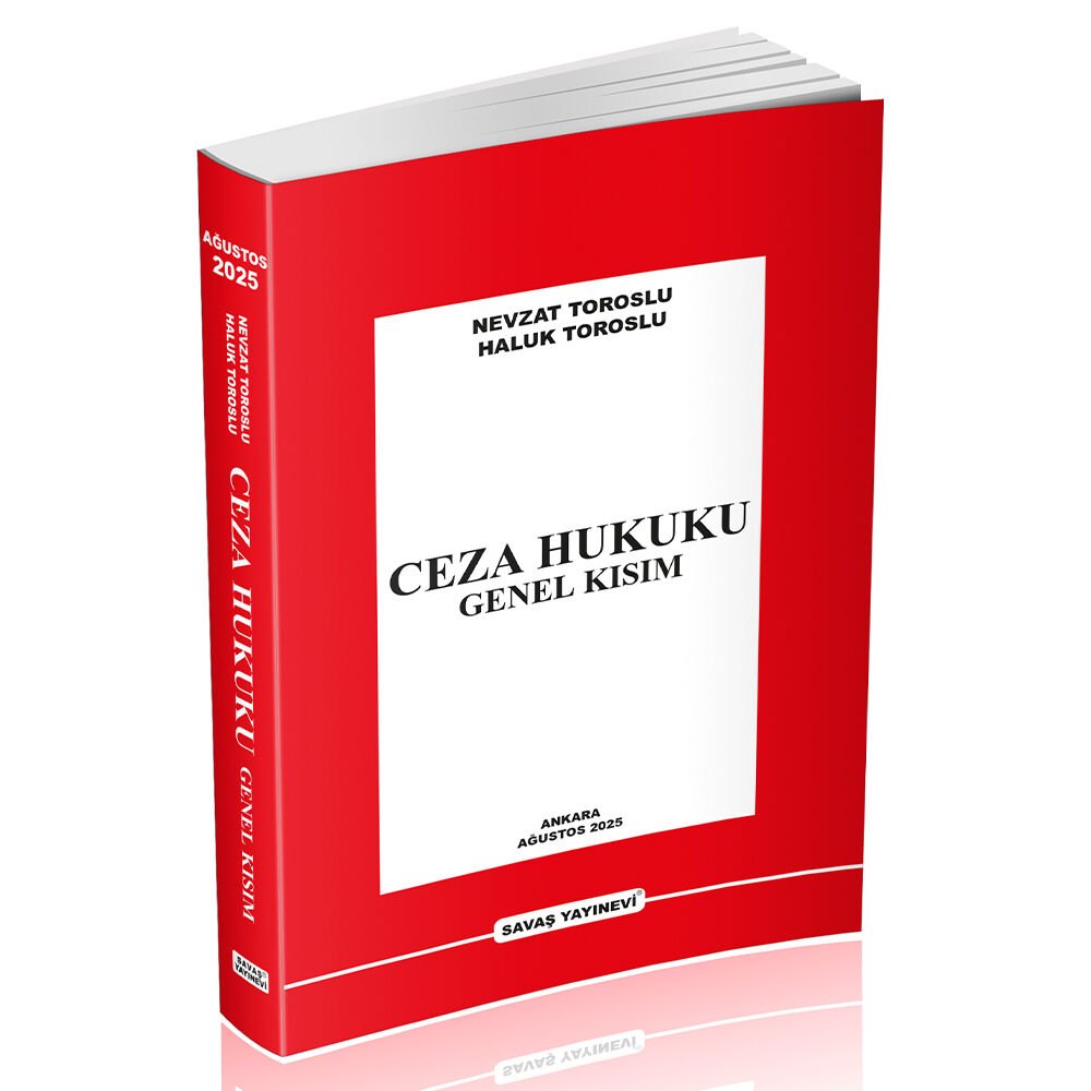Ceza Hukuku Genel Kısım Savaş Yayınları