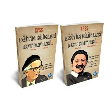 KPSS Eğitim Bilimleri Defterleri (2 Cilt) KR Akademi Yayınları