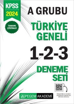 2024 KPSS A Grubu Tamamı Çözümlü Türkiye Geneli 1-2-3 (3'lü Deneme Seti) İADESİZ