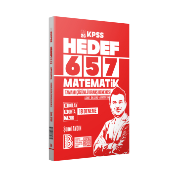 Benim Hocam Yayınları 2026 KPSS Matematik 18 Deneme - Şenol Aydın