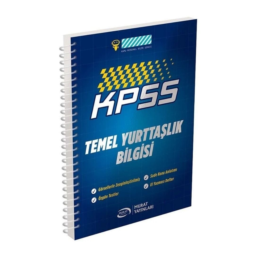KPSS Temel Yurttaşlık Bilgisi Vatandaşlık Defteri Murat Yayınları