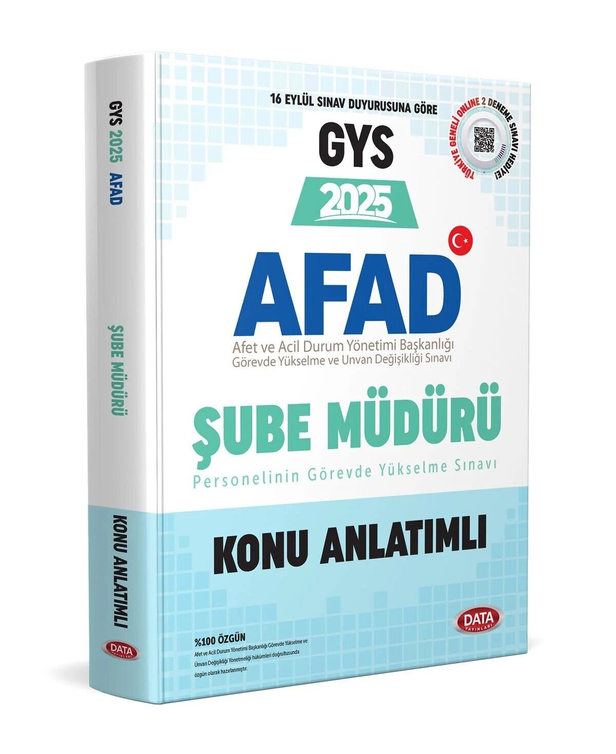 AFAD Şube Müdürü GYS Konu Anlatımlı Data Yayınları