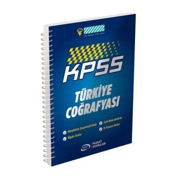 Murat Yayınları KPSS Türkiye Coğrafyası Defteri