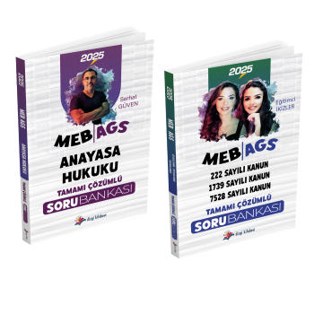 Dizgi Kitap MEB AGS Anayasa Hukuku ve Mevzuat Soru Bankası Seti