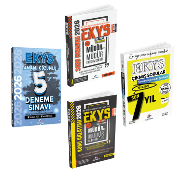 Dizgi Kitap 2026 MEB EKYS Müdür ve Müdür Yardımcılığı Konu Anlatımı & MEB EKYS Soru Bankası & MEB EKYS 5 Deneme & MEB EKYS Çıkmış Sorular Kazandıran Süper Set
