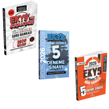 Dizgi Kitap 2026 MEB EKYS Müdür ve Müdür Yardımcılığı Ekys'nin Anahtarı Tüm Dersler Soru Bankası 2500 Soru & MEB EKYS 2'li 5 Deneme Seti