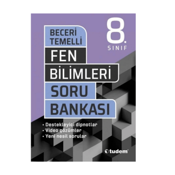 Tudem Yayınları 8. Sınıf Fen Bilimleri Beceri Temelli Soru Bankası