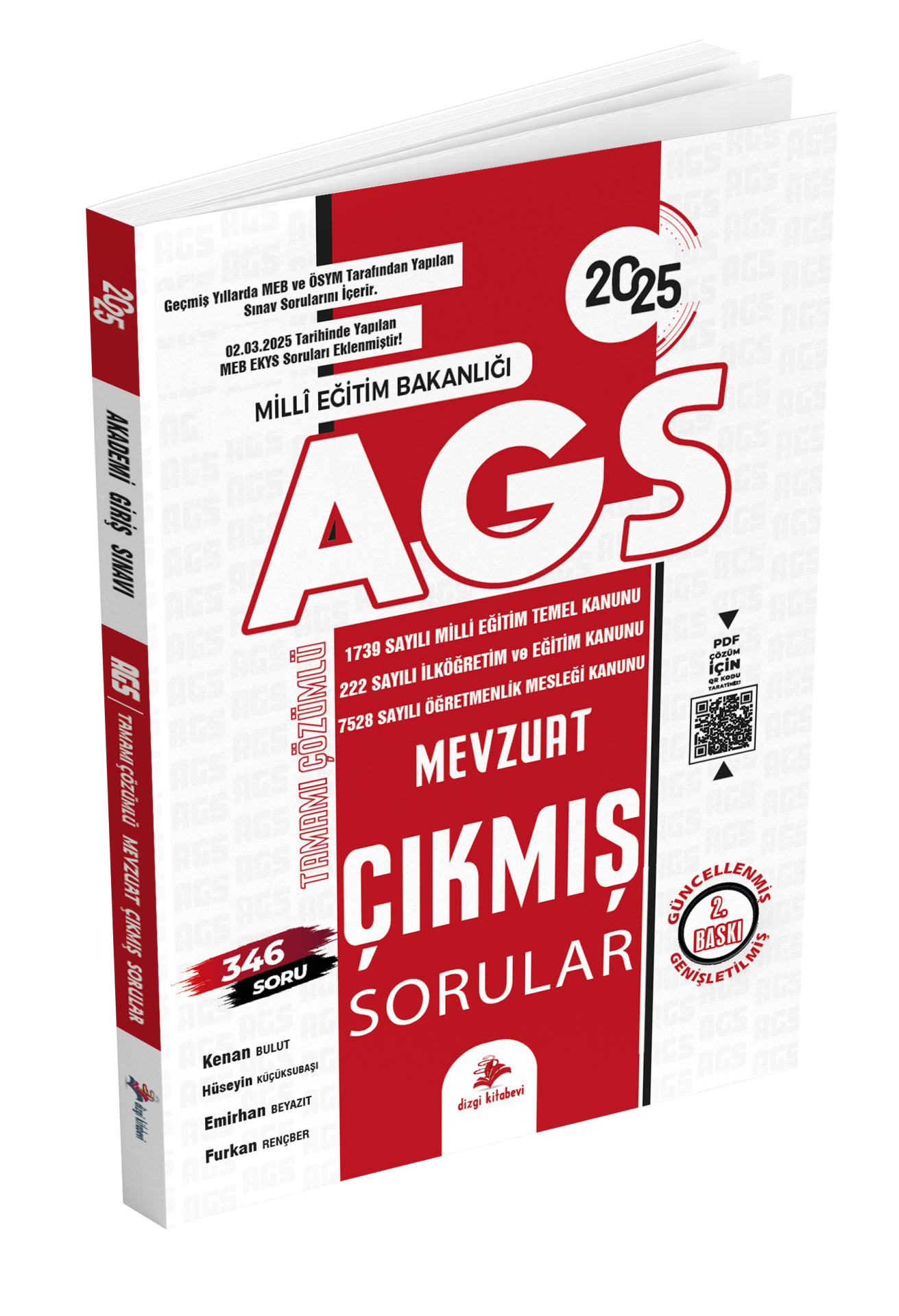 Dizgi Kitap 2025 MEB AGS Mevzuat Çıkmış Sorular Tamamı PDF Çözümlü Güncellenmiş Genişletilmiş 2. Baskı
