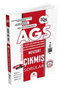 Dizgi Kitap 2025 MEB AGS Mevzuat Çıkmış Sorular Tamamı PDF Çözümlü Güncellenmiş Genişletilmiş 2. Baskı