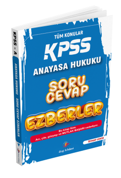 Dizgi Kitap KPSS A Soru Cevap- Ezberler Anayasa Hukuku