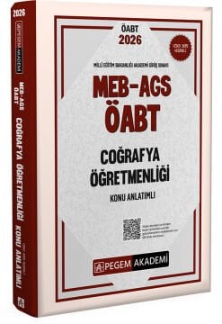 Pegem Akademi 2026 MEB-AGS ÖABT Coğrafya Öğretmenliği Konu Anlatımlı