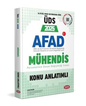Data Yayınları 2025 ÜDS AFAD Mühendis-Mimar Konu Anlatımlı