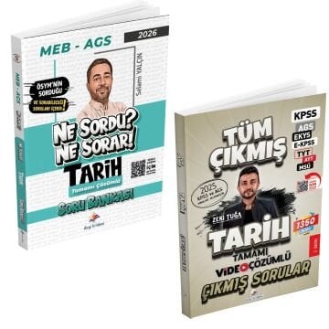 Dizgi Kitap 2026 Ne Sordu Ne Sorar MEB AGS Tarih Video Çözümlü Soru Bankası ve Çıkmış Sorular Seti
