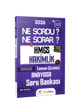 Dizgi Kitap 2026 Hukuk Atölyesi HMGS Hakimlik Ne Sordu Ne Sorar Anayasa Hukuku Tamamı Çözümlü Soru Bankası İlker Eroğlu 2. Baskı