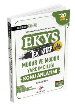 Dizgi Kitap 2026 MEB EKYS Müdür ve Müdür Yardımcılığı Konu Anlatımı Fatih Sesli Genişletilmiş 4. Baskı