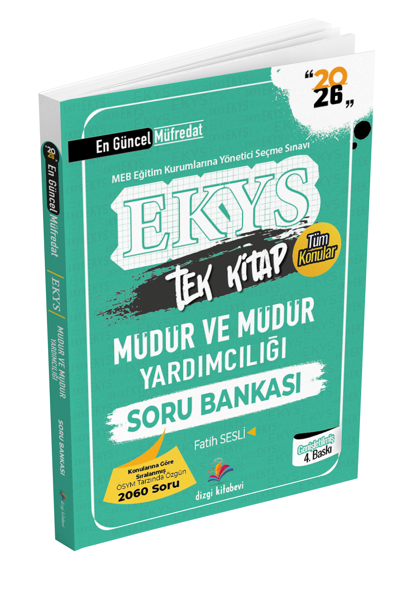 Dizgi Kitap 2026 MEB EKYS Müdür ve Müdür Yardımcılığı Soru Bankası Fatih Sesli Genişletilmiş 4. Baskı