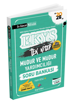 Dizgi Kitap 2026 MEB EKYS Müdür ve Müdür Yardımcılığı Soru Bankası Fatih Sesli Genişletilmiş 4. Baskı