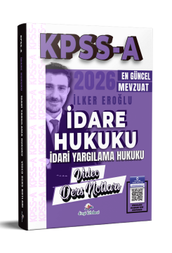 Dizgi Kitap 2026 KPSS A İdare Hukuku İdari Yargılama Hukuku Video Ders Notları İlker Eroğlu