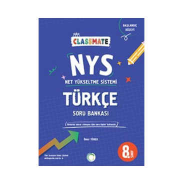 Okyanus Yayınları 8. Sınıf Türkçe Classmate NYS Soru Bankası Ömer Yürek
