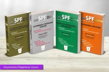 Pelikan SPK - SPF Gayrimenkul Değerleme Lisansı (4 Kitap)