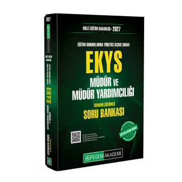 Pegem Yayınları 2027 EKYS MEB Müdür ve Müdür Yardımcılığı Soru Bankası