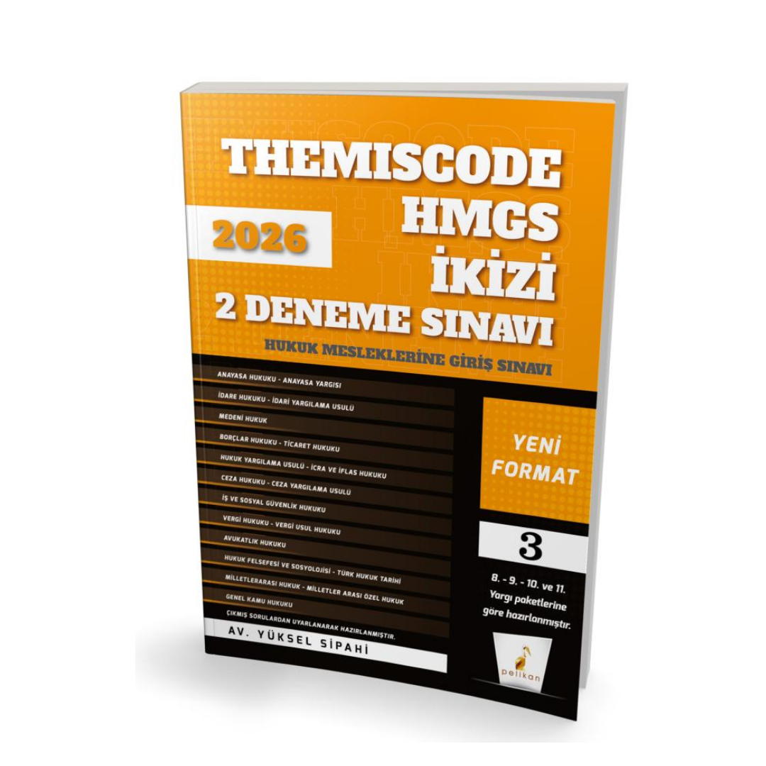 2026 HMGS İkizi Themiscode 2 Fasikül Deneme Pelikan Yayınları