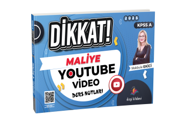Dizgi Kitap 2025 KPSS A Dikkat Maliye Video Ders Notları Makbule Ekici