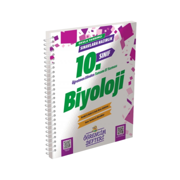 Murat Yayınları 10. Sınıf Biyoloji Öğrencim Defteri