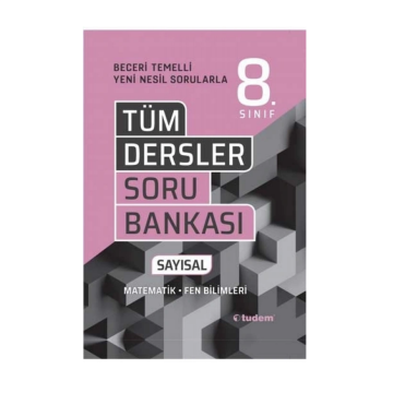 ​Tudem Yayınları 8. Sınıf Tüm Dersler Sayısal Soru Bankası